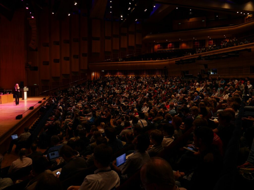 Keynote speaker definition. Photo by Chris McKenna on Wikimania