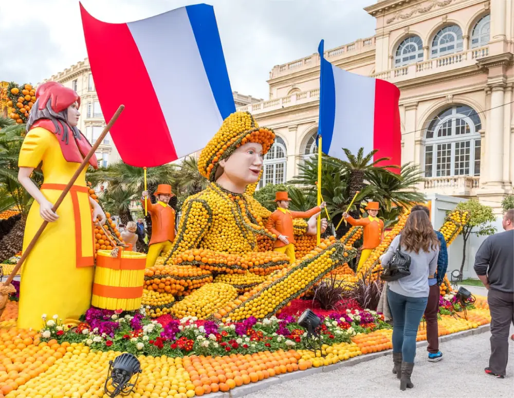 French cultural parade