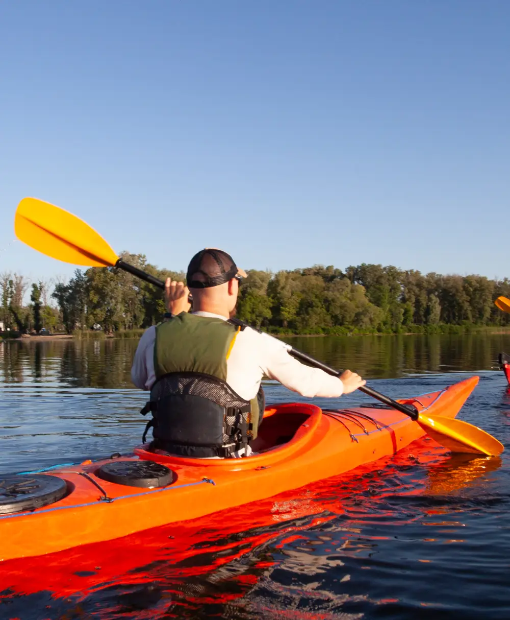 Kayaking outdoor activity