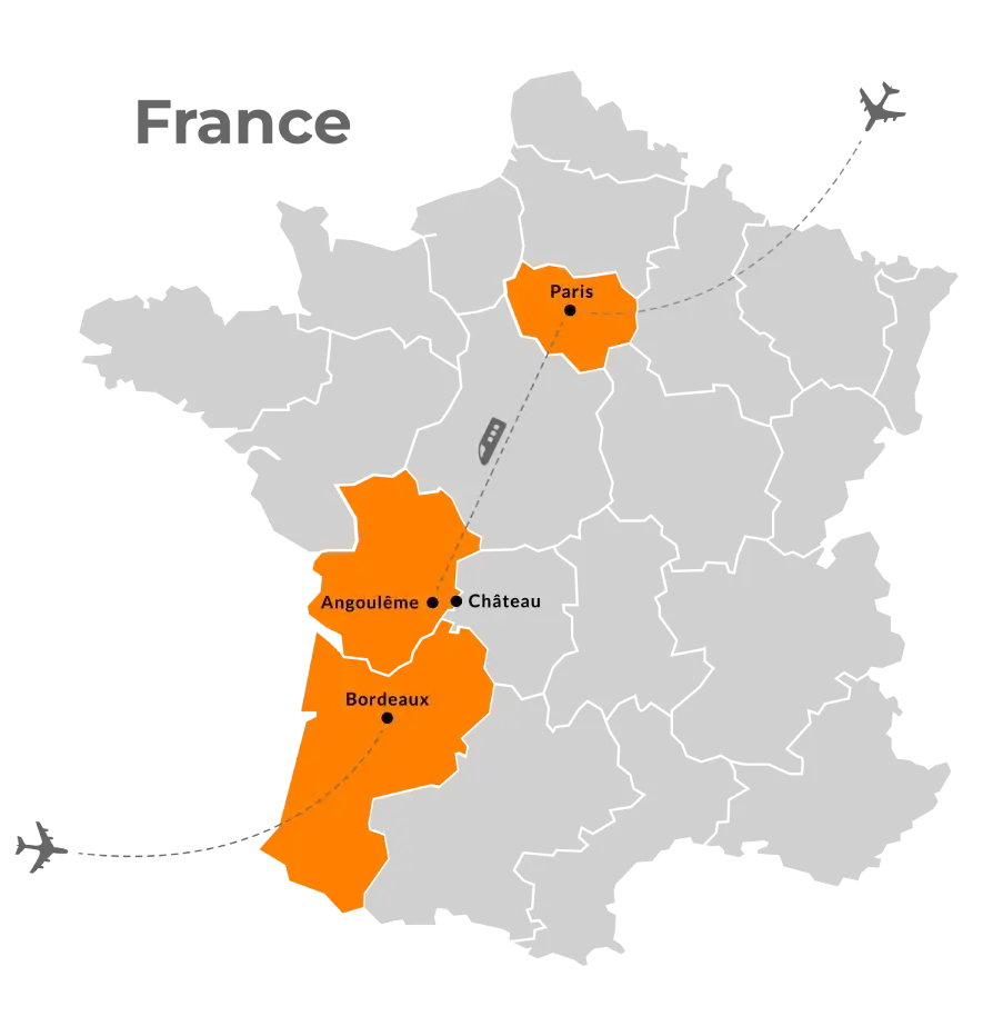 France regional map