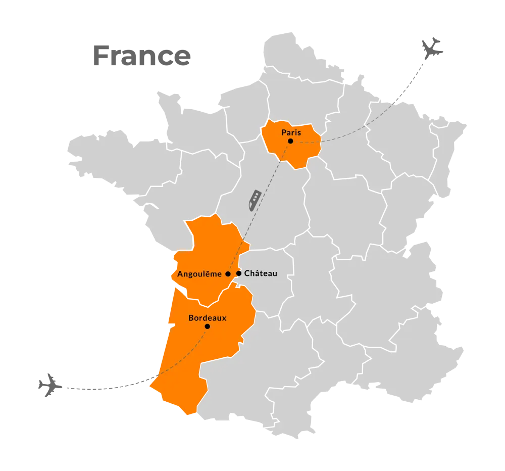 France location map
