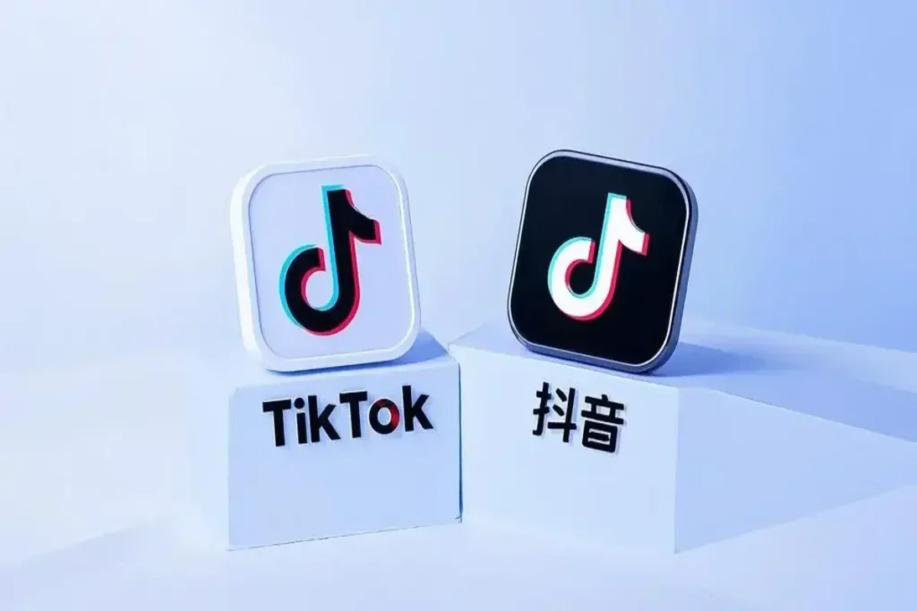 what is douyin? TikTok and Douyin logos shown side-by-side