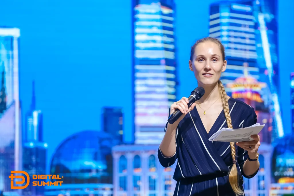 Ashley Dudarenok speaking at digital conference about China social commerce and RedNote trends