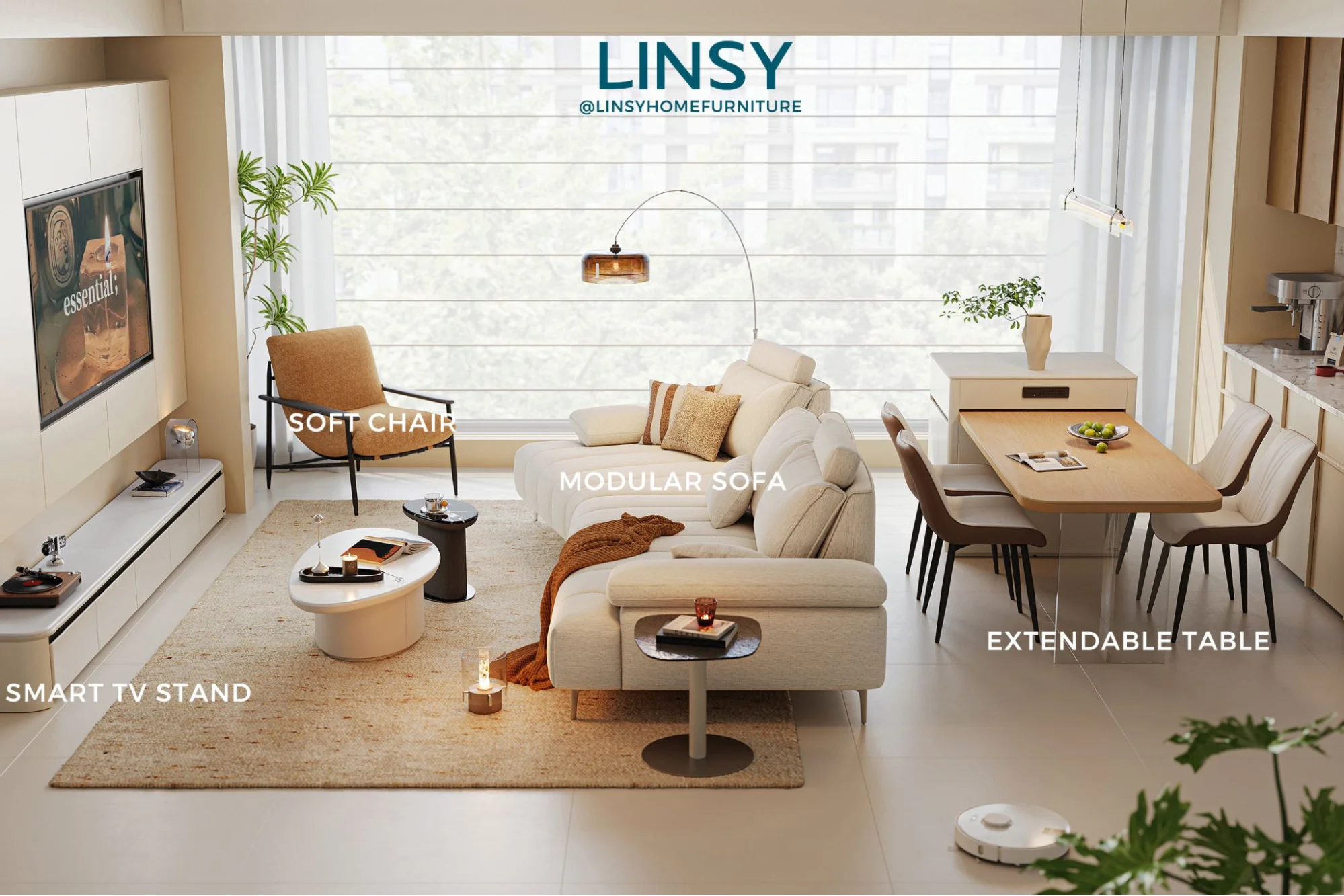 Linsy furniture for compact homes