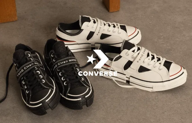 Converse x Feng Chen Wang sneakers in black and white