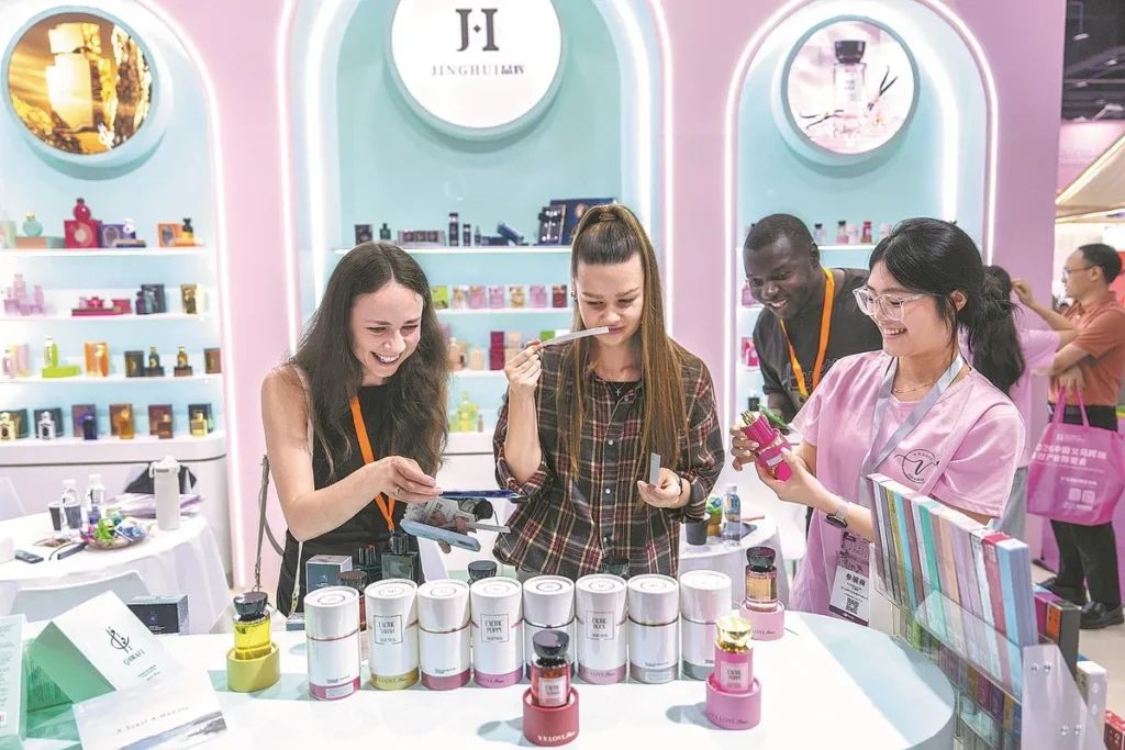 Beauty expo booth