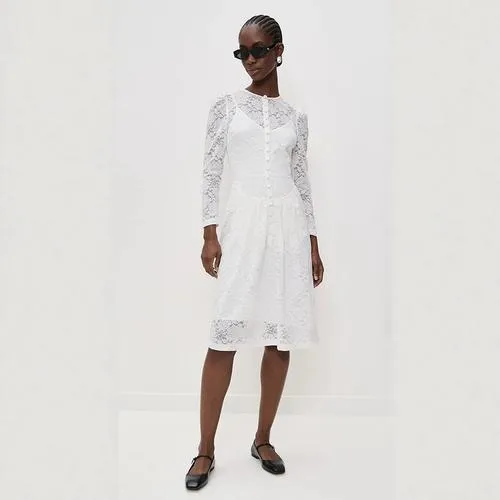 White SHUSHU/TONG lace dress