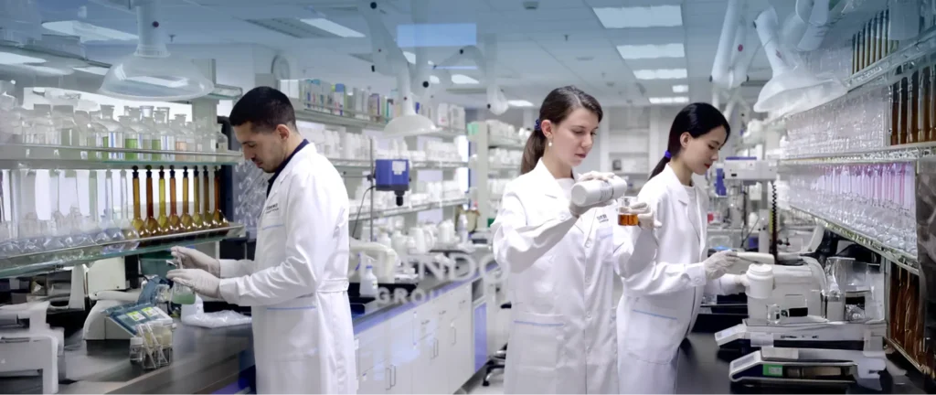 CHANDO skincare research laboratory
