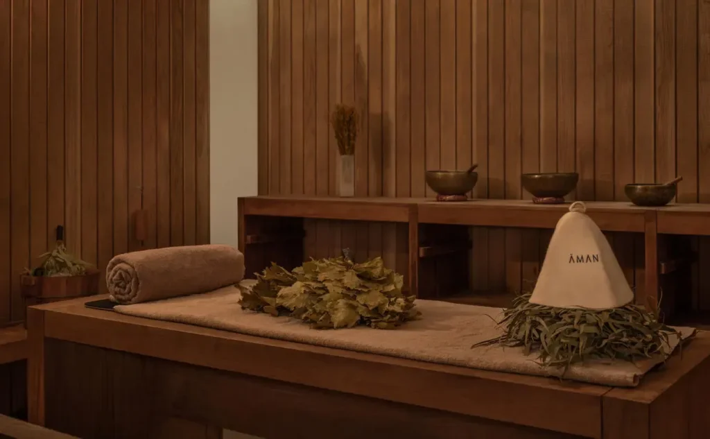 Wellness treatment room at Amanyangyun spa