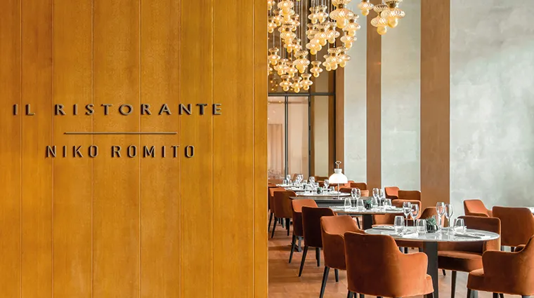 Il Ristorante Niko Romito dining room
