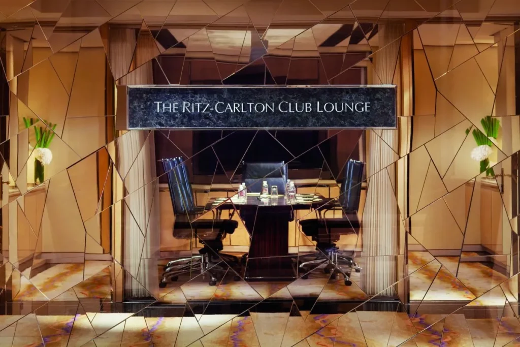Private meeting room inside the Club Lounge